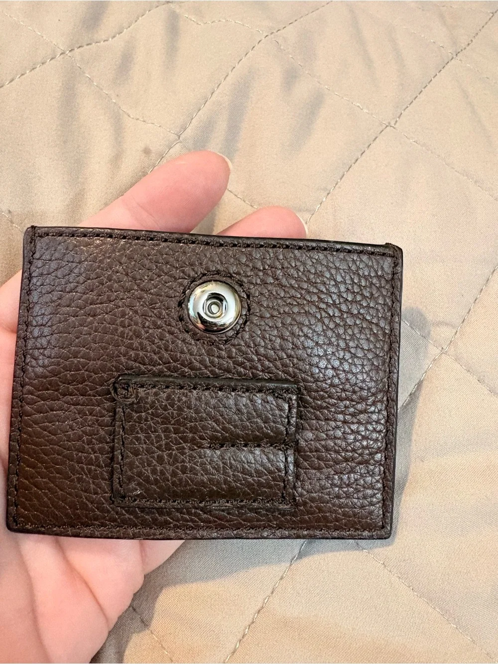 COACH Vintage Pebbled Leather Snap-In Pouch Replacement Insert or Card case